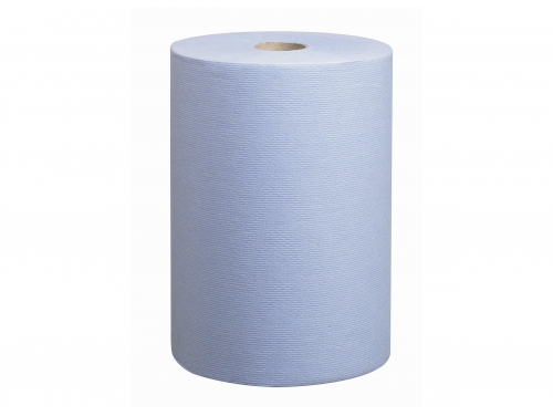 Scott® Slimroll, Рулонные полотенца для рук, 190 м синей однослойной бумаги (в коробе 6 рулонов)
