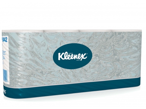 Рулонная туалетная бумага Kleenex®, белая, двухслойная, 64 x 350 (итого 22 400 листов)