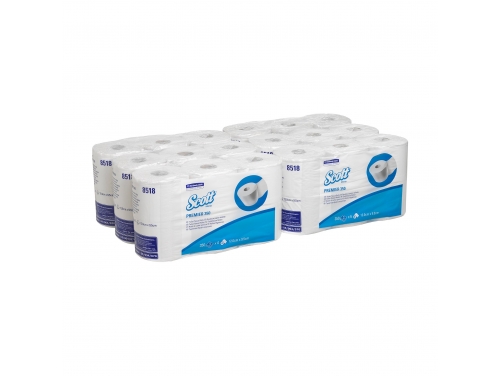 Рулонная туалетная бумага Scott® Plus, белая, трехслойная, 36 x 350 (итого 12 600 листов)