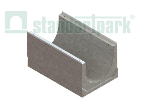 Лотки водоотводные бетонные BetoMax DN500 с внутренним уклоном h460-810 под решетку кл.D400, E600, F900