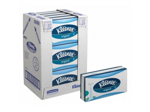Салфетки для лица Kleenex®, белые, трехслойные, 12 x 72 (итого 864 листа)