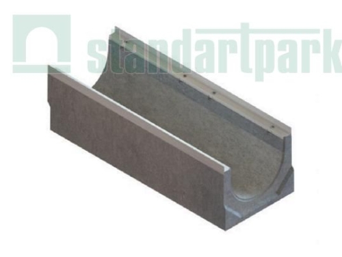 Лотки водоотводные бетонные BetoMax DN300 каскадом h360-h610