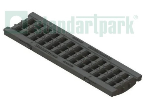 Решетка водоприёмная PolyMax Basic РВ-10.14.50-ПП ячеистая пластиковая кл. В 208021
