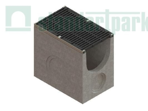 Пескоуловитель BetoMax DN500 бетонный стальная насадка с защелкой с решеткой щелевой чугунной дорожной кл.Е600 (комплект) 04987485