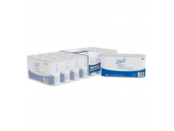 Рулонная туалетная бумага Scott® Essential™ Standard — 64 рулонов x 350 листов белой двухслойной бумаги (итого 22 400 шт.)