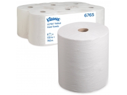 Kleenex® Ultra, Рулонные полотенца для рук, 6 x 130 м белой двухслойной бумаги