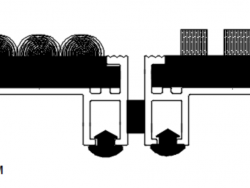 Алюминиевая решетка "UrbaNN Intensive" щетка+ворс