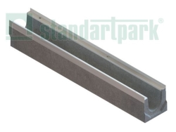 Лотки водоотводные бетонные BetoMax DN100 с внутренним уклоном h125-h230 под решетку кл. D400