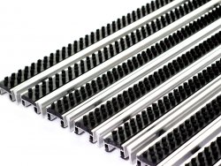 Алюминиевая решетка "Urban" щетка+скребок