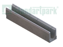 Лотки водоотводные бетонные BetoMax DN100 с внутренним уклоном h125-h230 под решетку кл. E600